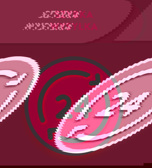 wysyłka w dwadzieścia cztery godziny.